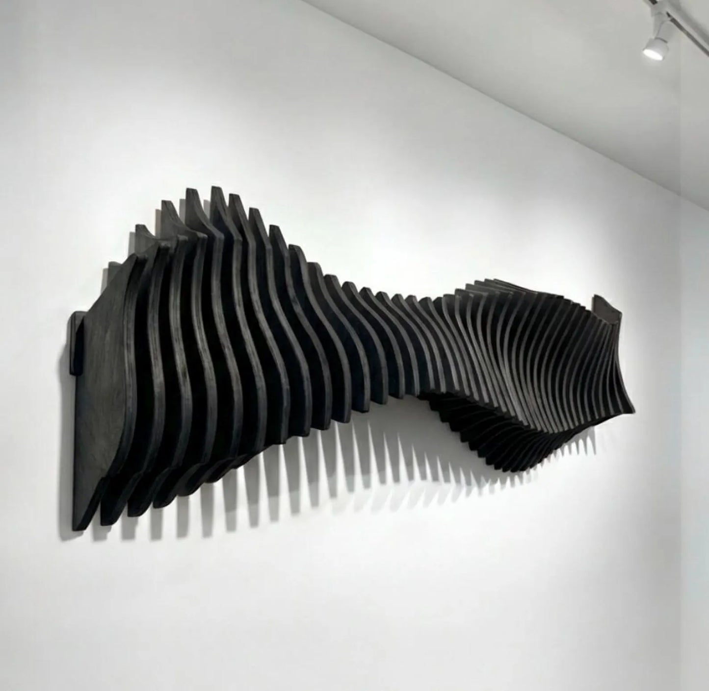 Parametric Wood Wall Art "Anomaly" Home Décor Acoustic Minimalistic Bohemian Modern