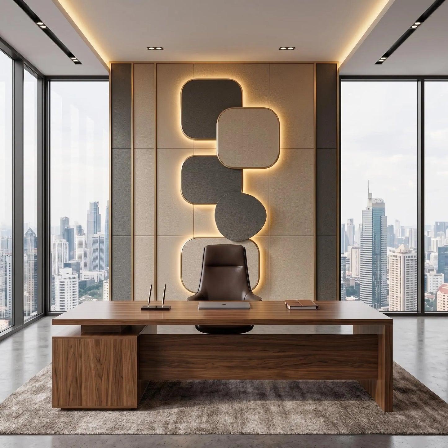 Luxury Abstract Geometric Wall Art for Modern Minimalist Interior Decor