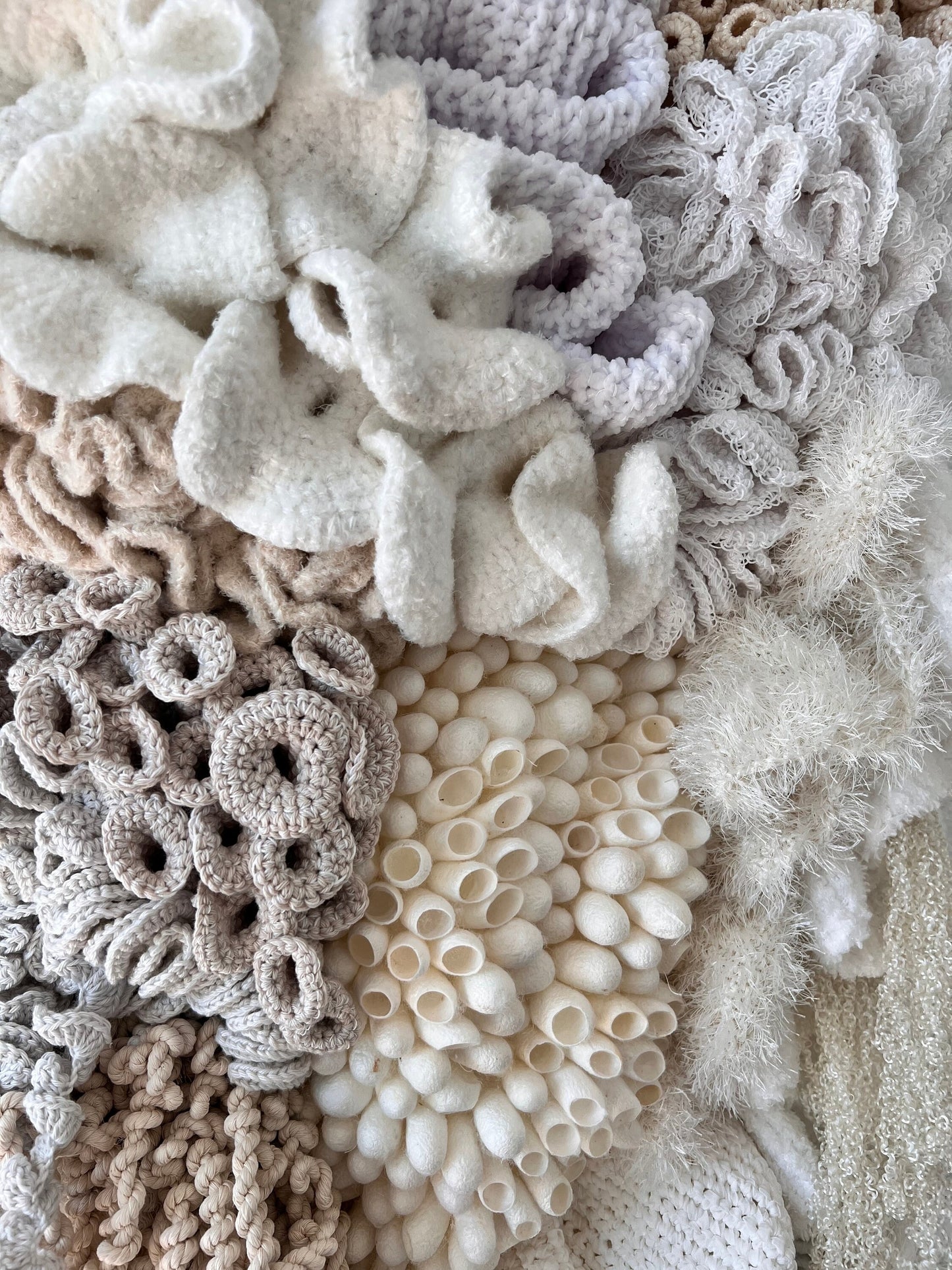 Coral reef textured modern wall art, wall tapestry hanging woven, textile wall art large, fiber art wall hanging, boho tapestry, home gift