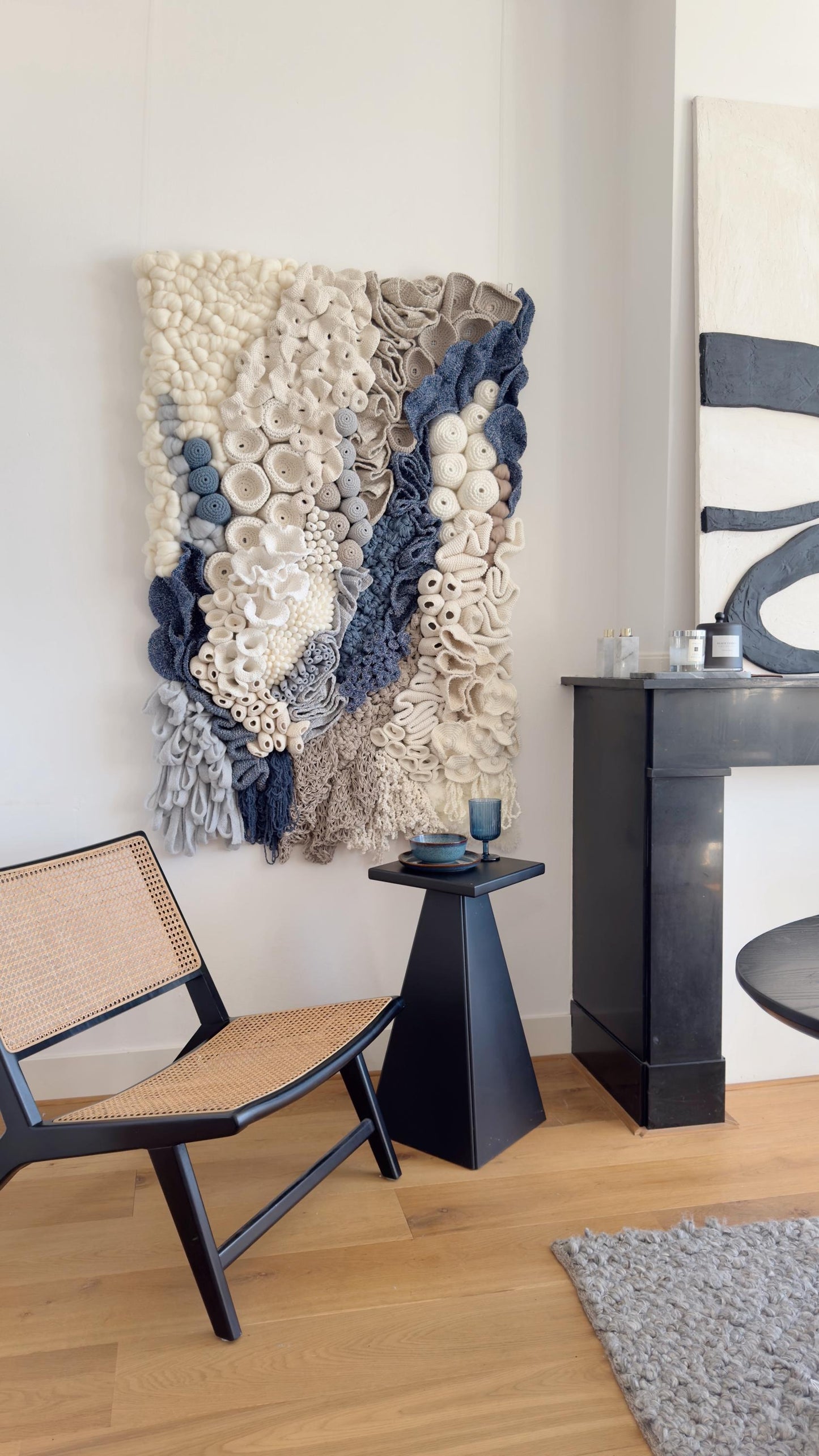 Large Custom Fiber Wall Art | Textural Wall Sculpture | Neutral Interior Art|large macramé | fiber art 3D textured wall art | wall sculpture