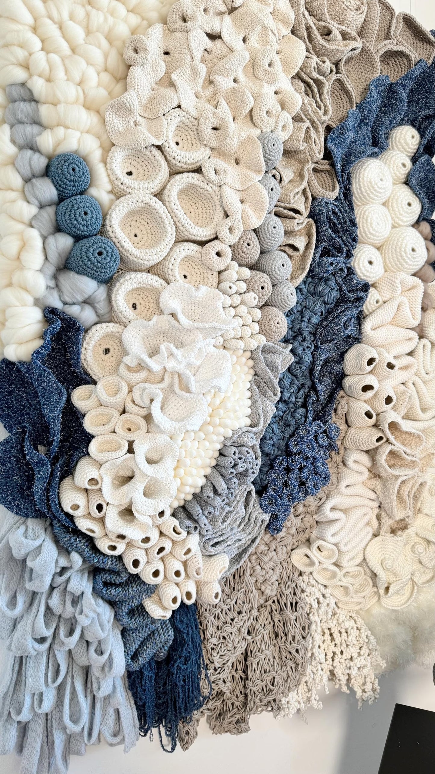 Large Custom Fiber Wall Art | Textural Wall Sculpture | Neutral Interior Art|large macramé | fiber art 3D textured wall art | wall sculpture