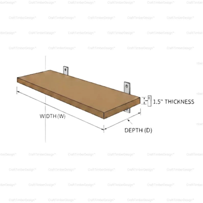 Handcrafted Live Edge Corner Wall Shelf, Rustic Wood Floating Shelf for Home Decor